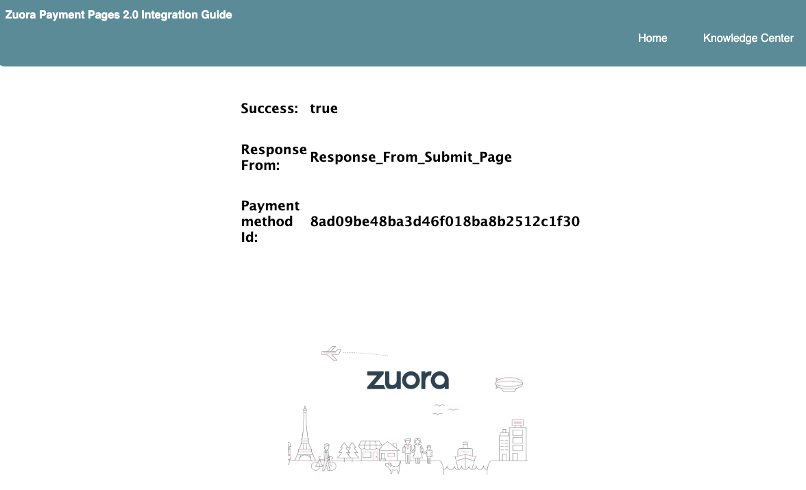 Payment Method Creation Result Payment Method Creation Result